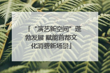 “演艺新空间”蓬勃发展 赋能首都文化消费新场景