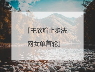 王欣瑜止步法网女单首轮