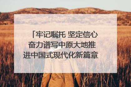 牢记嘱托 坚定信心 奋力谱写中原大地推进中国式现代化新篇章（六）河南绘就“行走河南·读懂中国”新画卷丨牢记嘱托谱新篇