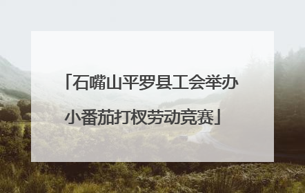 石嘴山平罗县工会举办小番茄打杈劳动竞赛