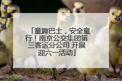 童趣巴士，安全童行！南京公交集团第三客运分公司 开展迎六一活动