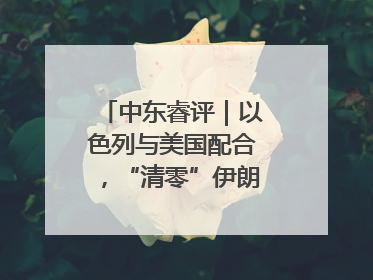 中东睿评｜以色列与美国配合，“清零”伊朗核能力？