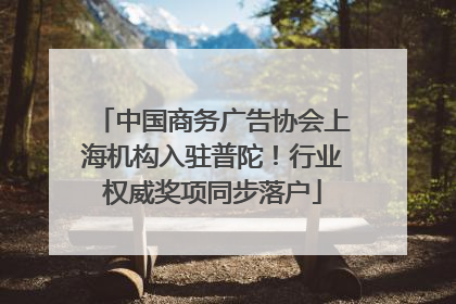 中国商务广告协会上海机构入驻普陀！行业权威奖项同步落户