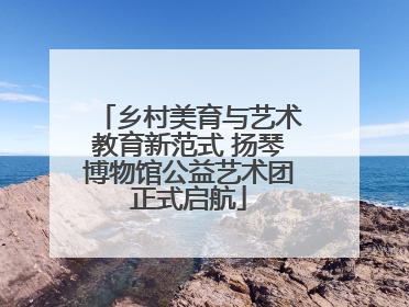 乡村美育与艺术教育新范式 扬琴博物馆公益艺术团正式启航