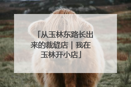 从玉林东路长出来的裁缝店｜我在玉林开小店