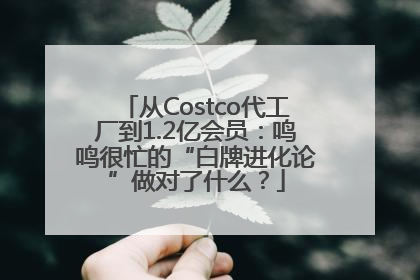 从Costco代工厂到1.2亿会员：鸣鸣很忙的“白牌进化论”做对了什么？
