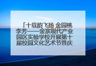 十载韵飞扬 金园桃李芳——金寨现代产业园区实验学校开展第十届校园文化艺术节暨庆“六一”系列活动