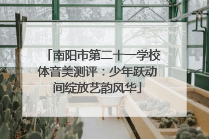 南阳市第二十一学校体音美测评：少年跃动间绽放艺韵风华