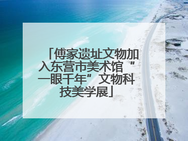 傅家遗址文物加入东营市美术馆“一眼千年”文物科技美学展