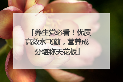 养生党必看！优质高效水飞蓟，营养成分堪称天花板
