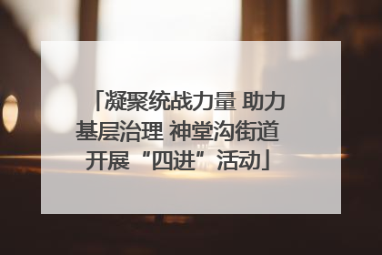 凝聚统战力量 助力基层治理 神堂沟街道开展“四进”活动