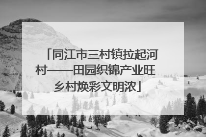 同江市三村镇拉起河村——田园织锦产业旺 乡村焕彩文明浓