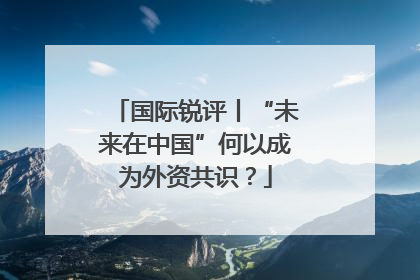 国际锐评丨“未来在中国”何以成为外资共识？