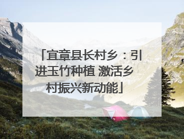 宜章县长村乡：引进玉竹种植 激活乡村振兴新动能