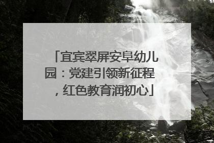 宜宾翠屏安阜幼儿园：党建引领新征程，红色教育润初心