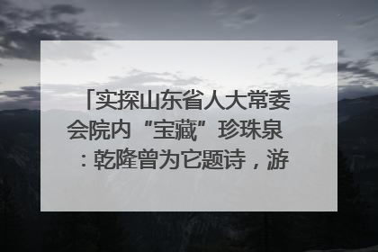实探山东省人大常委会院内“宝藏”珍珠泉：乾隆曾为它题诗，游客无需预约免费游览