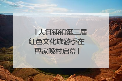 大箕铺镇第三届红色文化旅游季在曹家晚村启幕