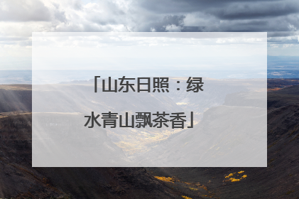 山东日照：绿水青山飘茶香
