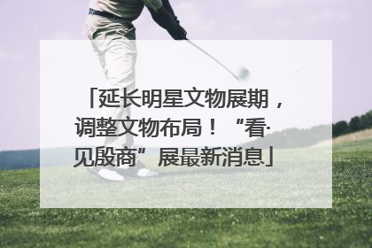 延长明星文物展期，调整文物布局！“看·见殷商”展最新消息