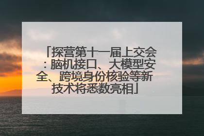探营第十一届上交会：脑机接口、大模型安全、跨境身份核验等新技术将悉数亮相