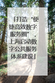打造“便捷高效数字服务圈”，上海启动数字公共服务体系建设