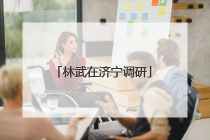 林武在济宁调研