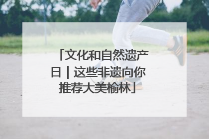 文化和自然遗产日｜这些非遗向你推荐大美榆林