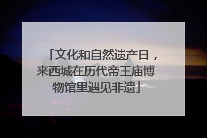 文化和自然遗产日，来西城在历代帝王庙博物馆里遇见非遗