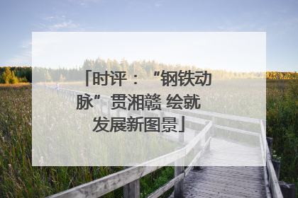 时评：“钢铁动脉”贯湘赣 绘就发展新图景