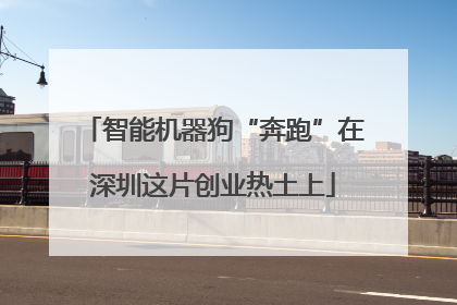 智能机器狗“奔跑”在深圳这片创业热土上