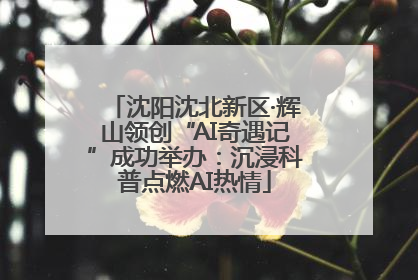 沈阳沈北新区·辉山领创“AI奇遇记”成功举办：沉浸科普点燃AI热情