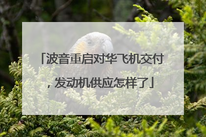 波音重启对华飞机交付，发动机供应怎样了