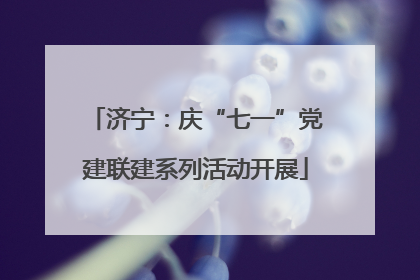 济宁：庆“七一”党建联建系列活动开展