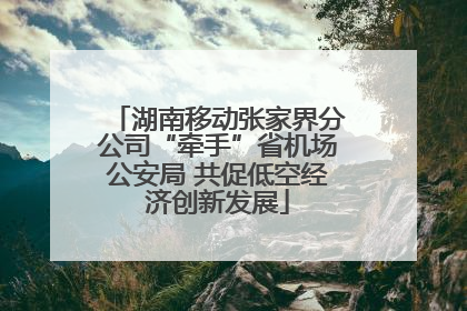 湖南移动张家界分公司“牵手”省机场公安局 共促低空经济创新发展