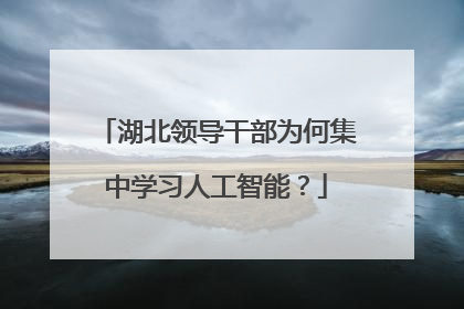 湖北领导干部为何集中学习人工智能？