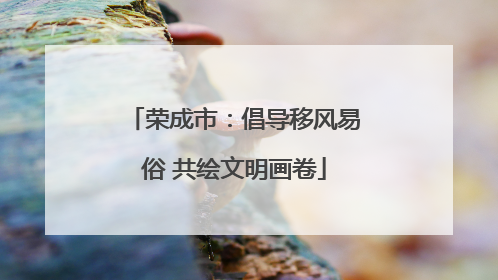 荣成市：倡导移风易俗 共绘文明画卷