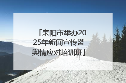 耒阳市举办2025年新闻宣传暨舆情应对培训班
