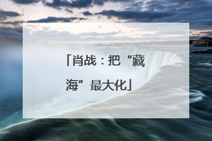 肖战：把“藏海”最大化