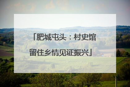 肥城屯头：村史馆留住乡情见证振兴