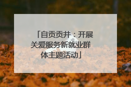 自贡贡井：开展关爱服务新就业群体主题活动