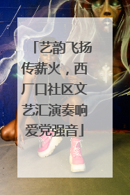 艺韵飞扬传薪火，西厂口社区文艺汇演奏响爱党强音
