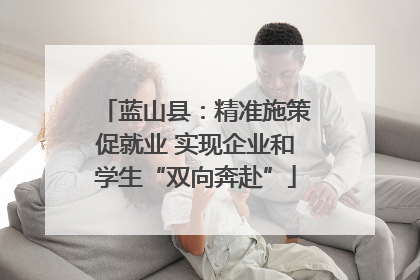 蓝山县：精准施策促就业 实现企业和学生“双向奔赴”
