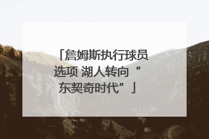 詹姆斯执行球员选项 湖人转向“东契奇时代”