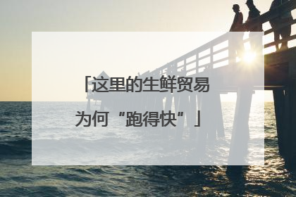 这里的生鲜贸易为何“跑得快”