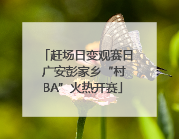 赶场日变观赛日 广安彭家乡“村BA”火热开赛