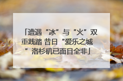 遭遇“冰”与“火”双重践踏 昔日“爱乐之城”洛杉矶已面目全非