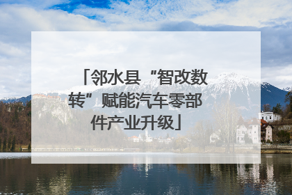 邻水县“智改数转”赋能汽车零部件产业升级