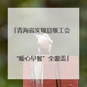 青海省实现县级工会“暖心早餐”全覆盖