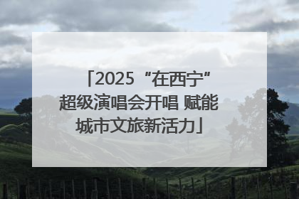 2025“在西宁”超级演唱会开唱 赋能城市文旅新活力