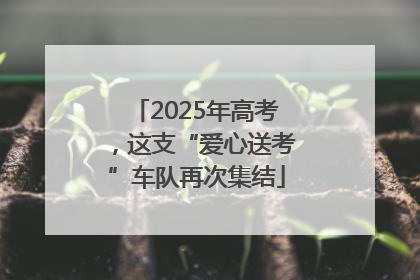2025年高考，这支“爱心送考”车队再次集结